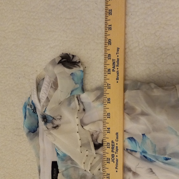 White House Black Market Dress 14 Watercolor Pastel Floral - Picture 9 of 10